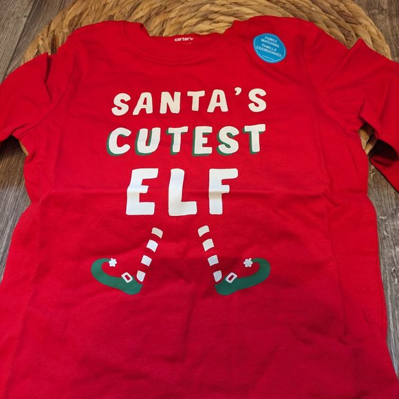 NWT 5T - Bundle of 2 - CARTER'S Christmas Long Sleeve Tees - Picture 4 of 9